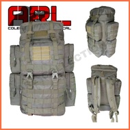 Large jumbo army backpack, large Kopassus raider backpack, 90L tactical outdoor backpack