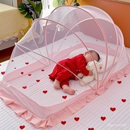 [Delivered From Taiwan] Bed Dedicated Mosquito Net Cover Foldable Sunshade Newborn Child Free Instal