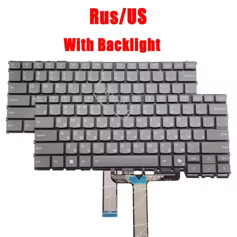 US/Russian Backlit Keyboard for Lenovo ThinkBook 14 G6,14 G6 ABP,14 G6 IRL ,X5-14 IRP IRL ThinkBook 