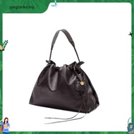 Songmont Gather Clutch Set Full-Grain Nappa Leather Handbag for Women Drawstring Sling Bag for Women