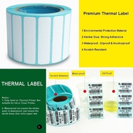 40x10mm 40x20mm 40x25mm 40x30mm 40x60mm 40x70mm Thermal Printing Self Adhesive label stickers Therma