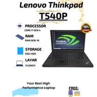 Laptop Rendering Lenovo Thinkpad T540p Core i5i7 Ram 8 Ssd 256 ram