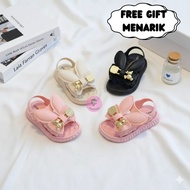 [LAST CALL] JISOOBABY AA-202 Baby Toddler Sandals, Rubber Material, Korean Style, Cute, Waterproof, 