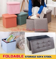 ★ Foldable Storage Stools /Storage Ottomans / Chairs / Sofa / Stools / Storage Sofa