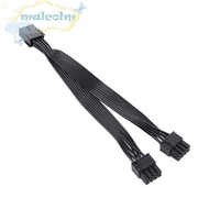 MALCOLM PSU Extension Cable Graphics Card PCIe Power Adapter PSU Cable Female to Male Y-Splitter Extention Power Cable