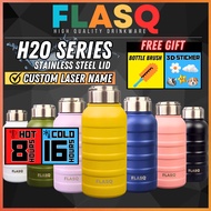 FLASQ H2O Series Tumbler Tahan Sejuk Botol Air Viral Water Bottle Vacuum Water Bottle Vacuum Flask