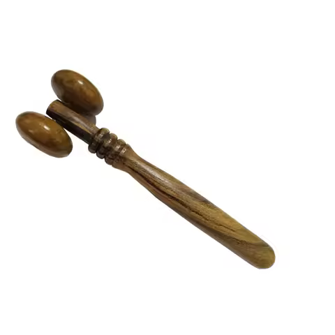 Camphor wood face massager wooden roller thin face massager wooden face massage stick