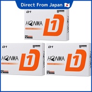 HONMA Golf D1 Balls 3 Dozen Set (36 Balls) Orange