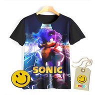 Kids T-shirts Kids Clothes Anime Game Sonic_S5E1 Children's Clothing