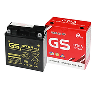 Ắc quy khô xe máy GS GT6A 12V - 6Ah dùng cho xe Wave nhỏ, Future I, Dream 100cc, Sirius xăng cơ, Jup