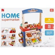 HOME SUPERMARKET TOY SET 55 DETAILS – SALES COUNTER FOR KIDS