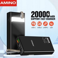 AMINO AP20 Powerbank 20000 mAh LED Digital Display Power Bank Super