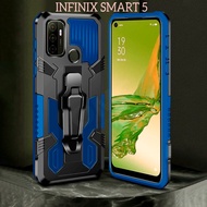INFINIX SMART 5 Casing Hp Kickstand Clip ( INFINIX SMART 5 ) Casing Hp Robot Case Armor Case Hardca