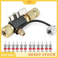 [CloudsMiles] Vacuum-Rated Valve 1/4inch Male Flare R410A R410A Valve Tools