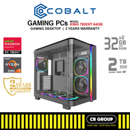 [COMEX2024] 7800XT โคบอลต์คิง64GB-AMD Ryzen 7 9700X - Dual Radeon RX 7800XT 16GB - 64GB RAM - 2TB SS