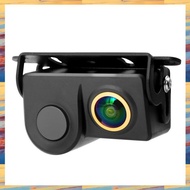 Reverse Camera 2 in 1 Parking Radar Detector Sensor Golden Lens Reverse Camera with Sound