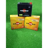 BATTERY MOTORCYCLE KOYOKO YT6B-3 SEALED BATTERY