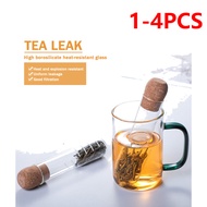 Glass Tea Infuser Transparent Mini Empty Bottle Tea Infuser with Cork