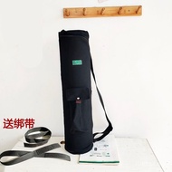 Beg Penyimpanan Tikar Yoga dengan Tali Beg Kanvas Beg Kecergasan Luaran Beg Yoga Jalur Panjang Beg Y