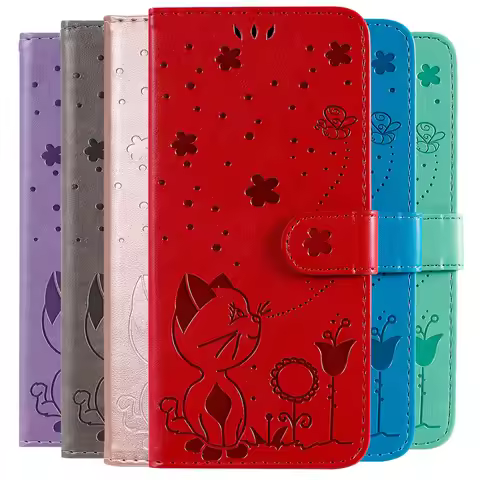 Leather Case Protect Cover For Moto G4 G5 G7 Plus G8 Power Lite E4 E5 E6 E7 E13 E20 E22 E32 Stand Fl