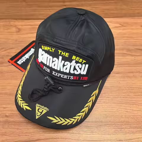 Gamakatsu Fishing Cap Waterproof Breathable Adjustable Cotton Baseball Cap Sun Protection Fishing Ha