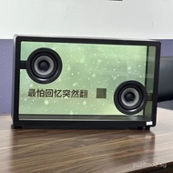 MORRORART Speaker Floating Lyrics Subtitles Wireless Bluetooth Desktop Transparent Visual Home Inter