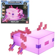 Paladone Minecraft Axolotl Light, Five Color Modes, Officially Licensed Lamp to Decorate Gaming Desk