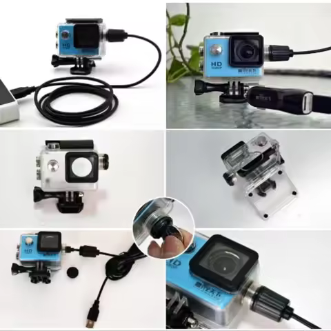 Camera Accessories Waterproof Case Charger shell USB Cable for SJCAM SJ4000 Air Sj9000 C30 C30R EKEN