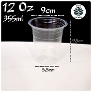 (50 pieces) Plastic Cup 12Oz 12 Oz Plastic Cup/ Plastic Packaging Drinking Cup