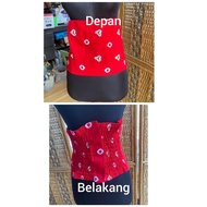 Ankin wrinkled jumpsuit/ankin rubber back ankin jumputan