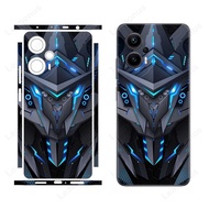 Colorful Honeycomb Decal Skin for Xiaomi Poco F5 X6 X7 Pro / F5 F6 F7 Pro Ultra Back Screen Protecto