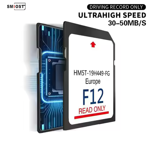 2024 Update HM5T-19H449-FG Newest F12 Sync2 Navigation SD Card Sat Nav Map UK Europe for Ford Edge/S