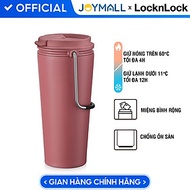Bình giữ nhiệt Lock&Lock Bucket Tumbler Nắp bật không ống hút - Màu hồng LHC4269DPIK 540ml - Hàng ch