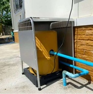 หลังคา กันแดดกันฝนปั้มน้ำ แบบถังกลม ขนาด กxยxส 50x48x70cm.