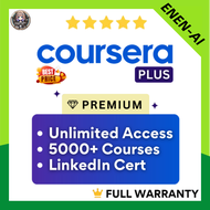 คนไทยขาย Coursera Plus shared Account   6month/1ปี/2 ป /⭐ บัญชีตัวเอง12/24/36months[ENEN-AI]