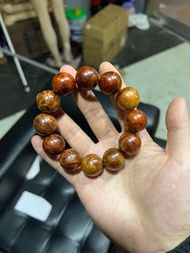 印度小葉紫檀 怪珠 白皮珠 陰陽珠 瘤疤癭子瘤 2.0 佛珠 手串 花皮珠