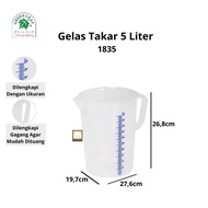 Green Leaf Measuring Cup 5 Liter Measuring Cup 1835