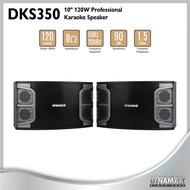 DYNAMAX DKS350 / DKS355 10" 120W Professional Karaoke Speaker System (1 Pair) FREE Speaker cable (10