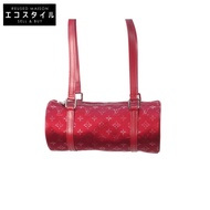 路易威登 2002 M92353 紅色 Monogram 緞面 Little Papillon 手袋 [二手]