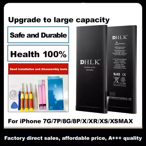 DXT New High Capacity iPhone Battery For iPhone 7 7P 8 8P X XR XS XSMAX Replacement Battery Free Dis