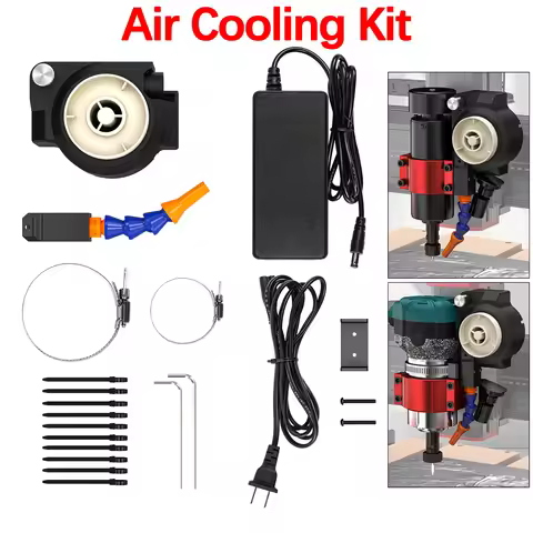 Twotrees TTC450 500W Motor Air Cooling Kit Woodwork Tool Air Pump CNC Router Hair dryer For TTC450 P