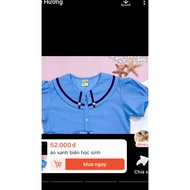 Blue lotus collar shirt