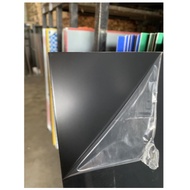 4MM ACP BLACK ALUMINIUM Composite Panel / ACP 9inch x 8ft CUSTOM CUT TO SIZE READY STOCK