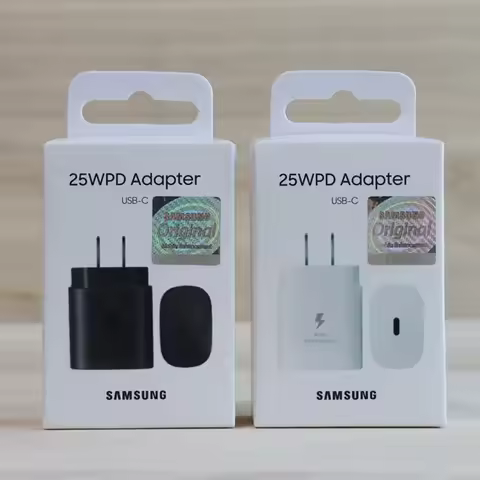 Original Samsung 25W Charger Super Fast Charge Type-C US Adapter For Galaxy S25 S24 Plus S21 S20 FE 