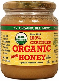 ▶$1 Shop Coupon◀  Y.S. Eco Bee Farms, (2 Pack) 100% Certified Organic Raw Honey, 1.0 lb (454 g)