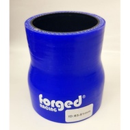 51mm to 63mm 51>63 mm 2">2.5" Forged Racing Silicone Reducer Hose Blue