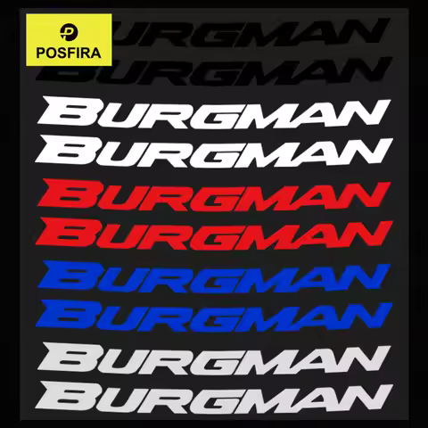 POSFIRA Motorcycle Sticker Waterproof Decals for Suzuki Burgman 125 400 650 Executive AN 200 250 Acc