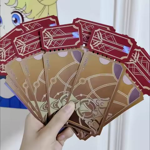 Game Honkai:Star Rail PVC Ticket Cosplay Props Star Rail Pass/Special Pass Bookmark Postcard for Fan