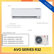 ACSON Non Inverter AVO Series R32 Wall Mounted A3WM10N | A3WM15N | A3WM20N | A3WM25N 1.0HP - 2.5HP