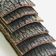 Natural Real Bark Decorative Landscaping Wrapped Pillars Large Cork Fir Bark Wall Covering Backgroun